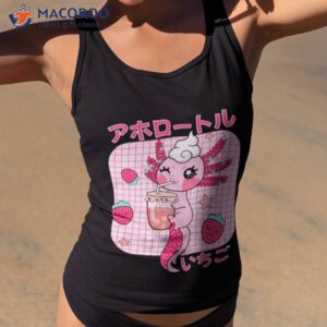 michelle otter strawberry axolotl shirt tank top 2