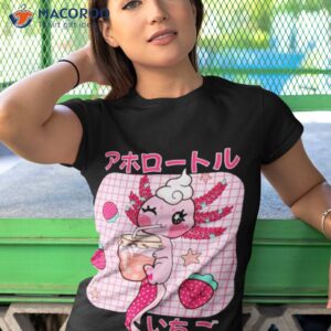 michelle otter strawberry axolotl shirt tshirt 1