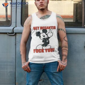 mickey mouse hey desantis fuck you shirt tank top 2