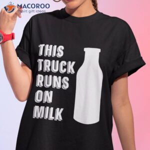milk trucker farm farming dairy cow farmer truck shirt tshirt 1