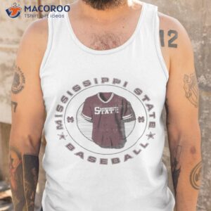 mississippi state baseball jersey go bulldogs shirt tank top