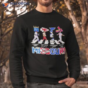 missouri teams sport salvador perez patrick mahomes vladimir tarasenko and albert pujols signature shirt sweatshirt