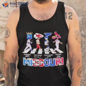 missouri teams sport salvador perez patrick mahomes vladimir tarasenko and albert pujols signature shirt tank top