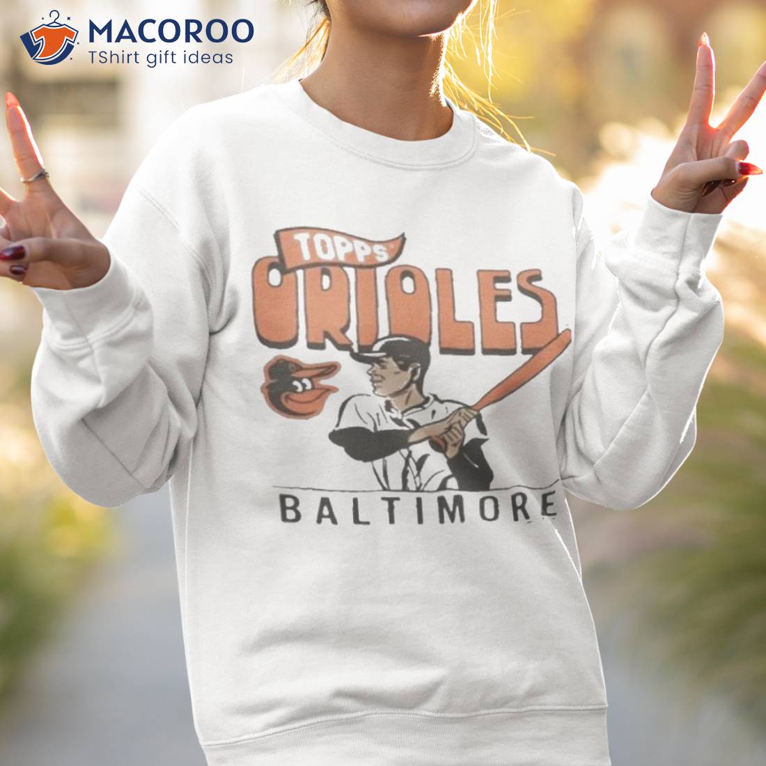 Baltimore Orioles Retro MLB Crewneck Sweatshirt Hoodie Shirt Gifts