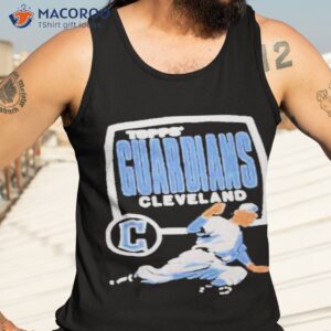 mlb x topps cleveland guardians shirt tank top 3