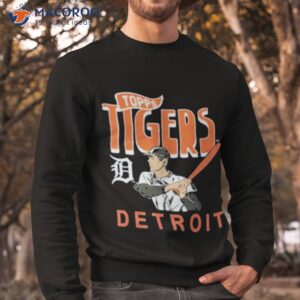 mlb x topps detroit tigers shirt sweatshirt