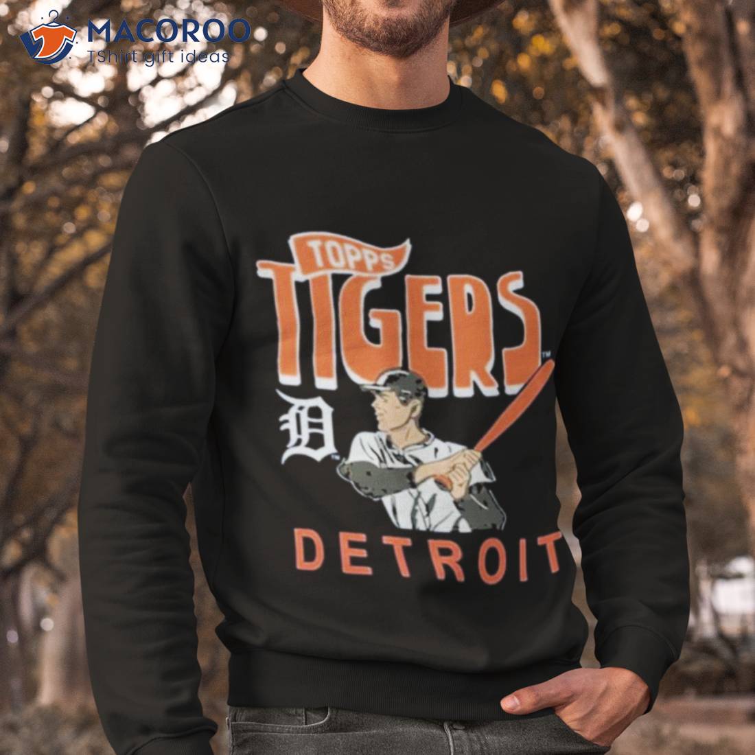 orange detroit tigers t shirt