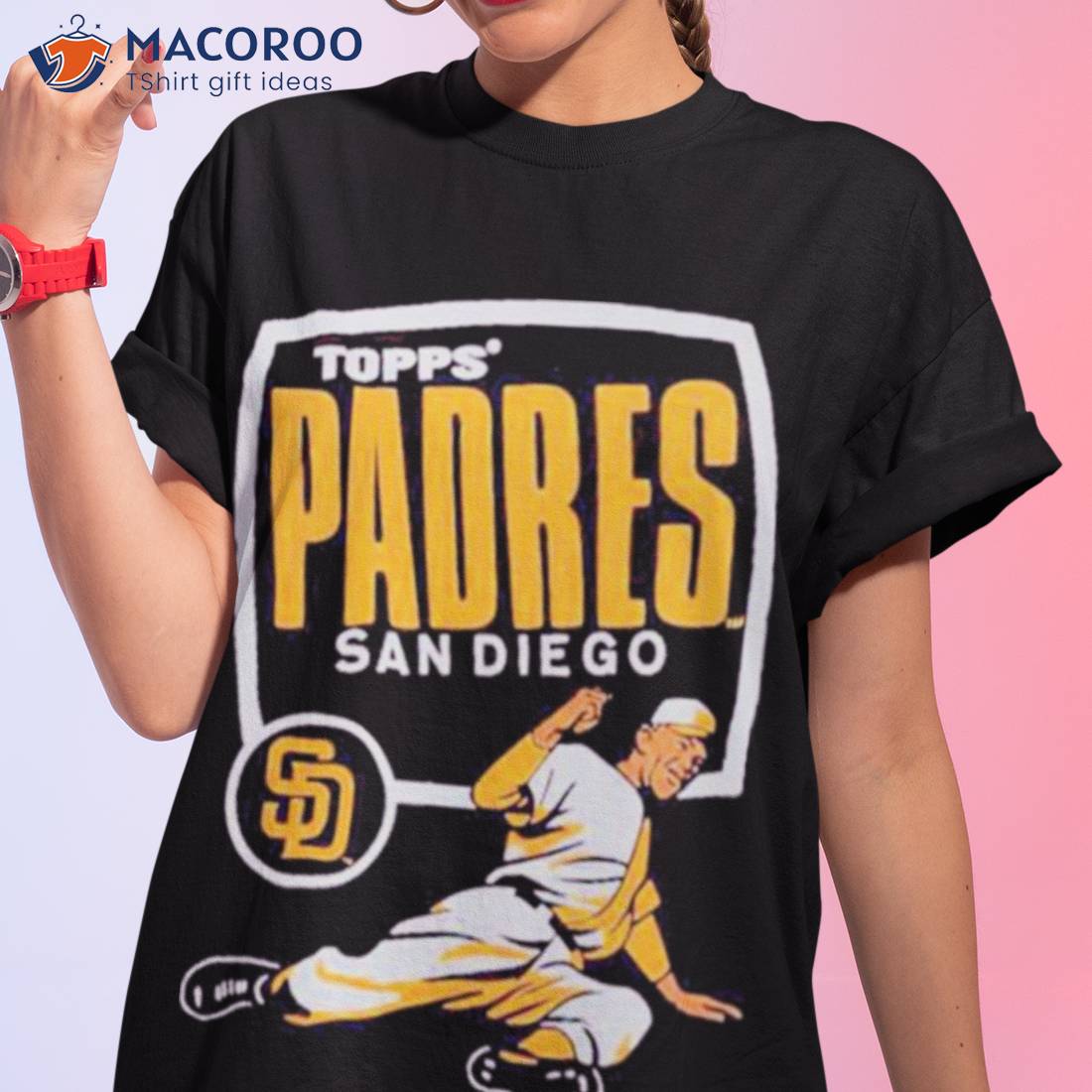 San Diego Padres Padre Vintage MLB Crewneck Sweatshirt Black / 5XL