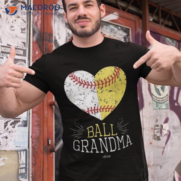 Mom Funny Baseball T Shirt Ball Grandma Softball Gifts