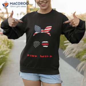 mom life and fire wife firefighter american flag 4th of july shirt sweatshirt 1
