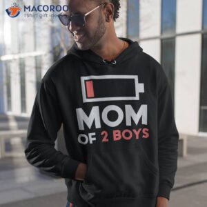 Mom Of 2 Boys Shirt Gift From Son Mothers Day Birthday