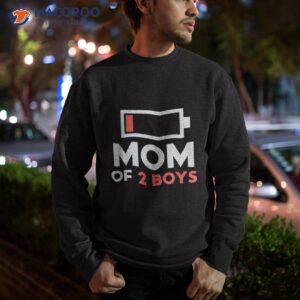 mom of 2 boys shirt gift from son mothers day birthday sweatshirt