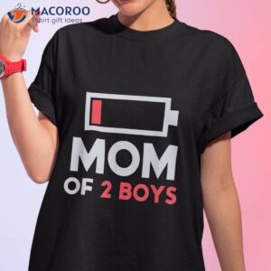 Mom Of 2 Boys Shirt Gift From Son Mothers Day Birthday Mom Of 2 Boys Shirt Gift From Son Mothers Day Birthday