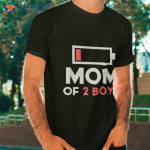 Mom Of 2 Boys Shirt Gift From Son Mothers Day Birthday Mom Of 2 Boys Shirt Gift From Son Mothers Day Birthday