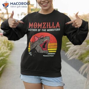 momzilla mother of monsters ribbon retro mama step mom gift shirt sweatshirt 1