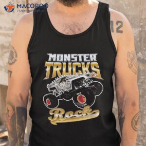 monster trucks rock t shirt tank top