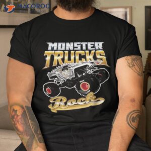 monster trucks rock t shirt tshirt