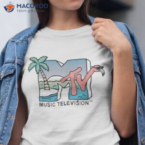 Mtv Beach Island Flamingo Logo Vintage Graphic Shirt