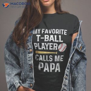 Vintage Baseball Papa Leopard Love S Fathers Day Shirt