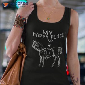 my happy place horse lover horseback riding equestrian shirt tank top 4