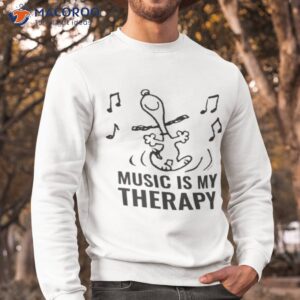 my therapy peanuts snoopy dancing shirt sweatshirt