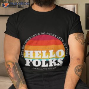 nate bargatze merch hello folks vintage shirt tshirt