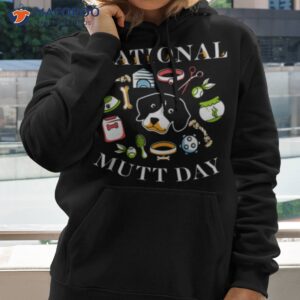 national mutt day cute dog national rescue dog day shirt hoodie