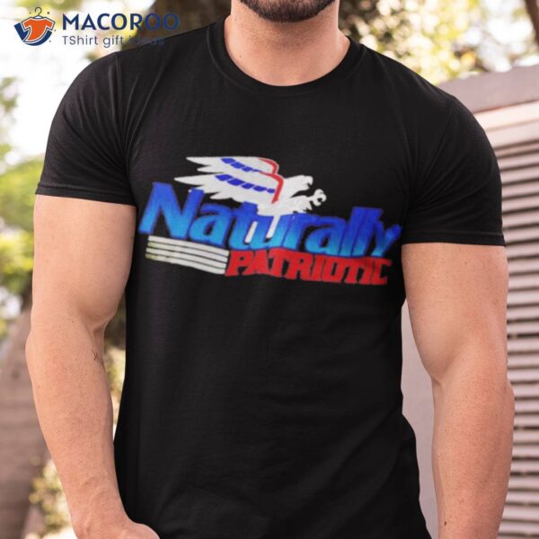 Naturally patriotic logo shirt