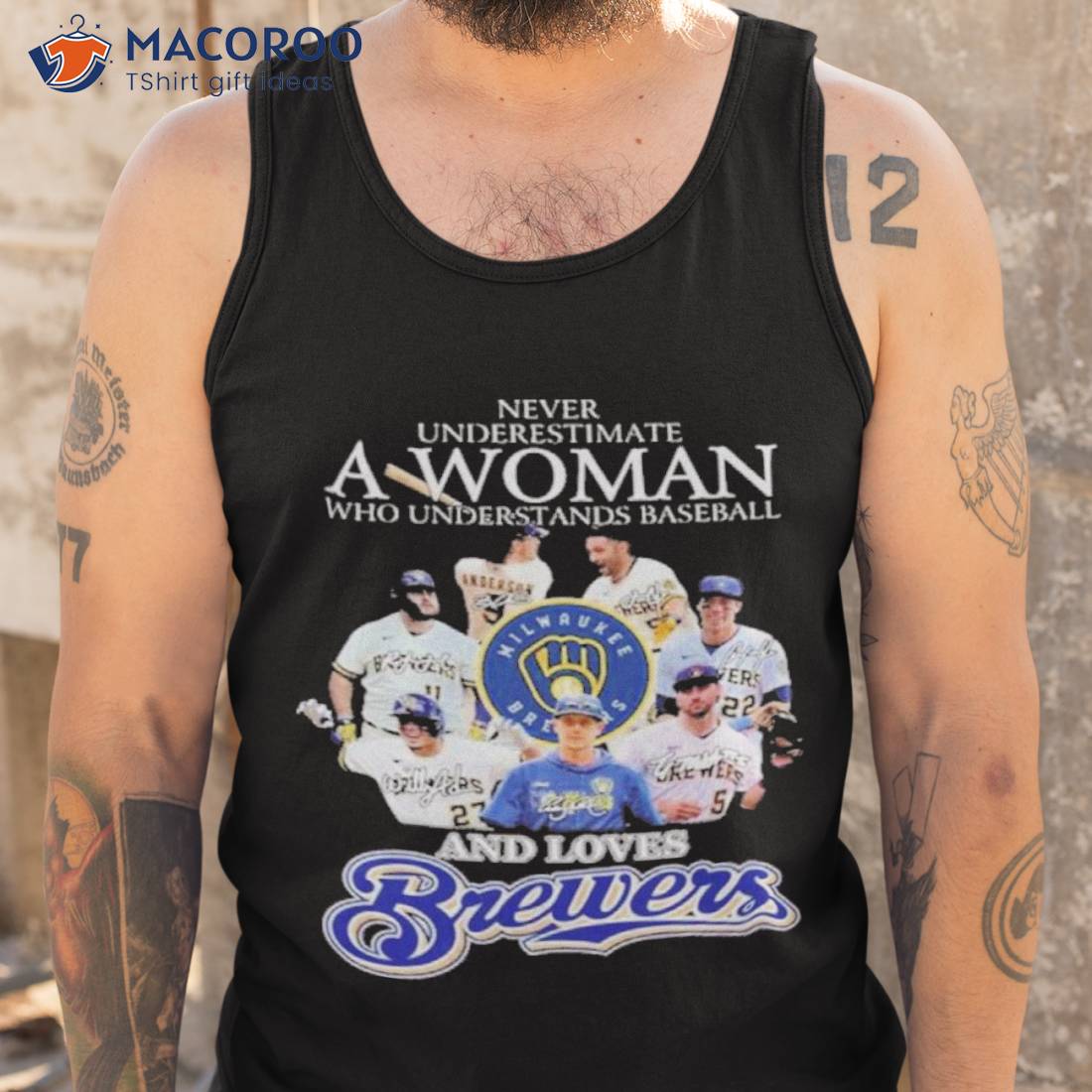 Never Underestimate A Woman Who Understands Baseball And Loves Milwaukee Brewers Signatures Shirt Never Underestimate A Woman Who Understands Baseball And Loves Milwaukee Brewers Signatures Shirt