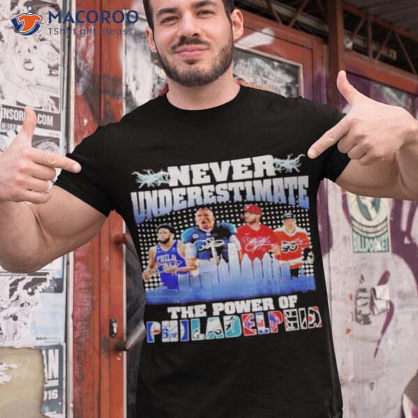 Never Underestimate The Power Of Philadelphia Signature Shirt