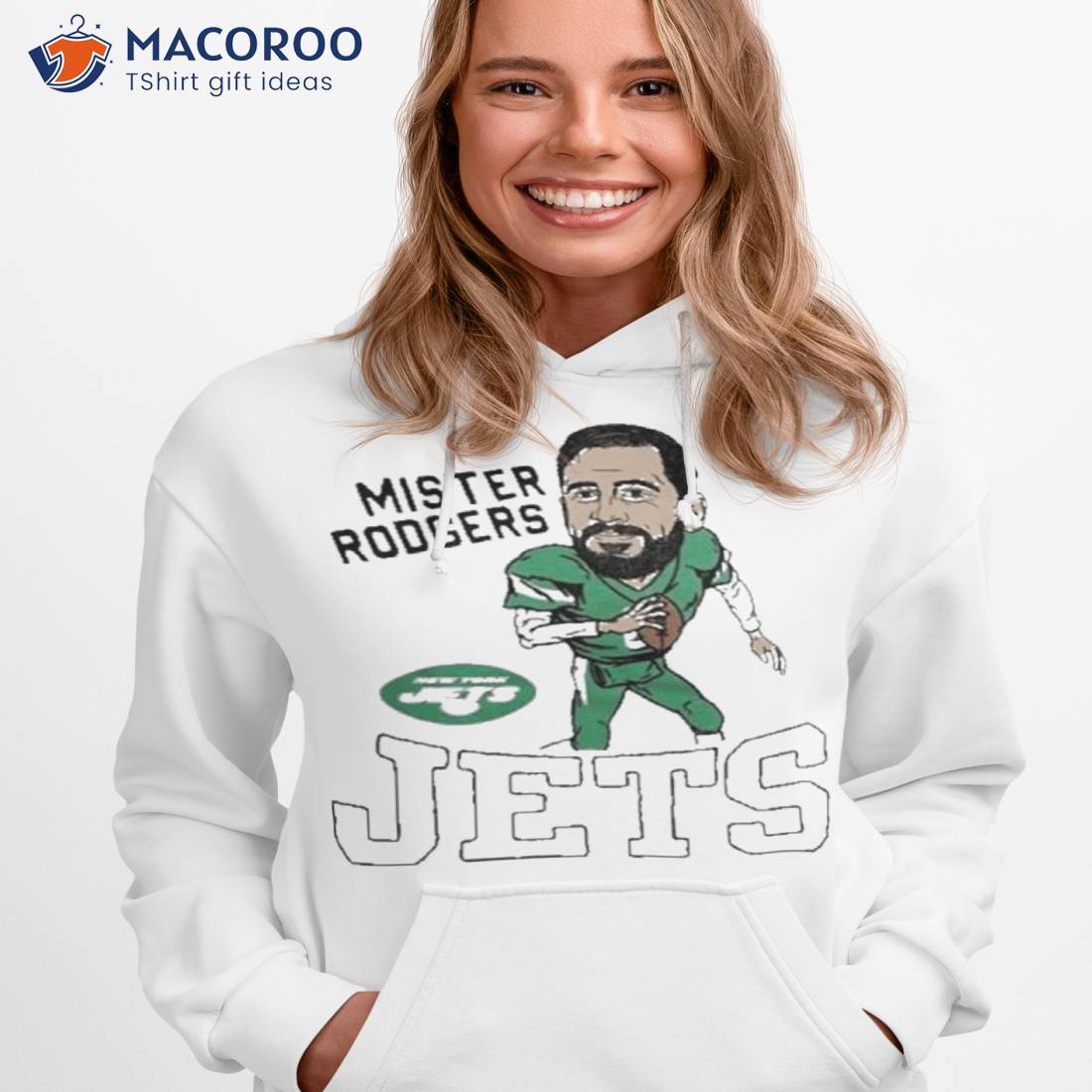 Aaron Rodgers New York Jets Homage Caricature T-shirt