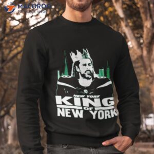 new york jets aaron rodgers king of new york t shirt sweatshirt