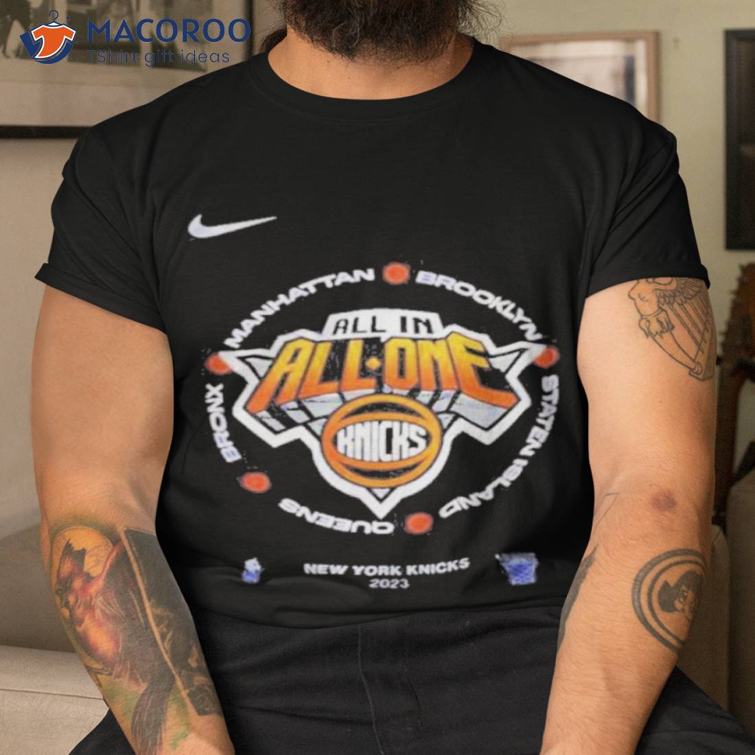 New York Knicks Nike 2023 NBA Playoffs Mantra T-Shirt - Royal