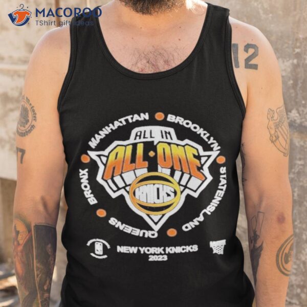 New York Knicks All In All One 2023 Nba Playoffs Shirt