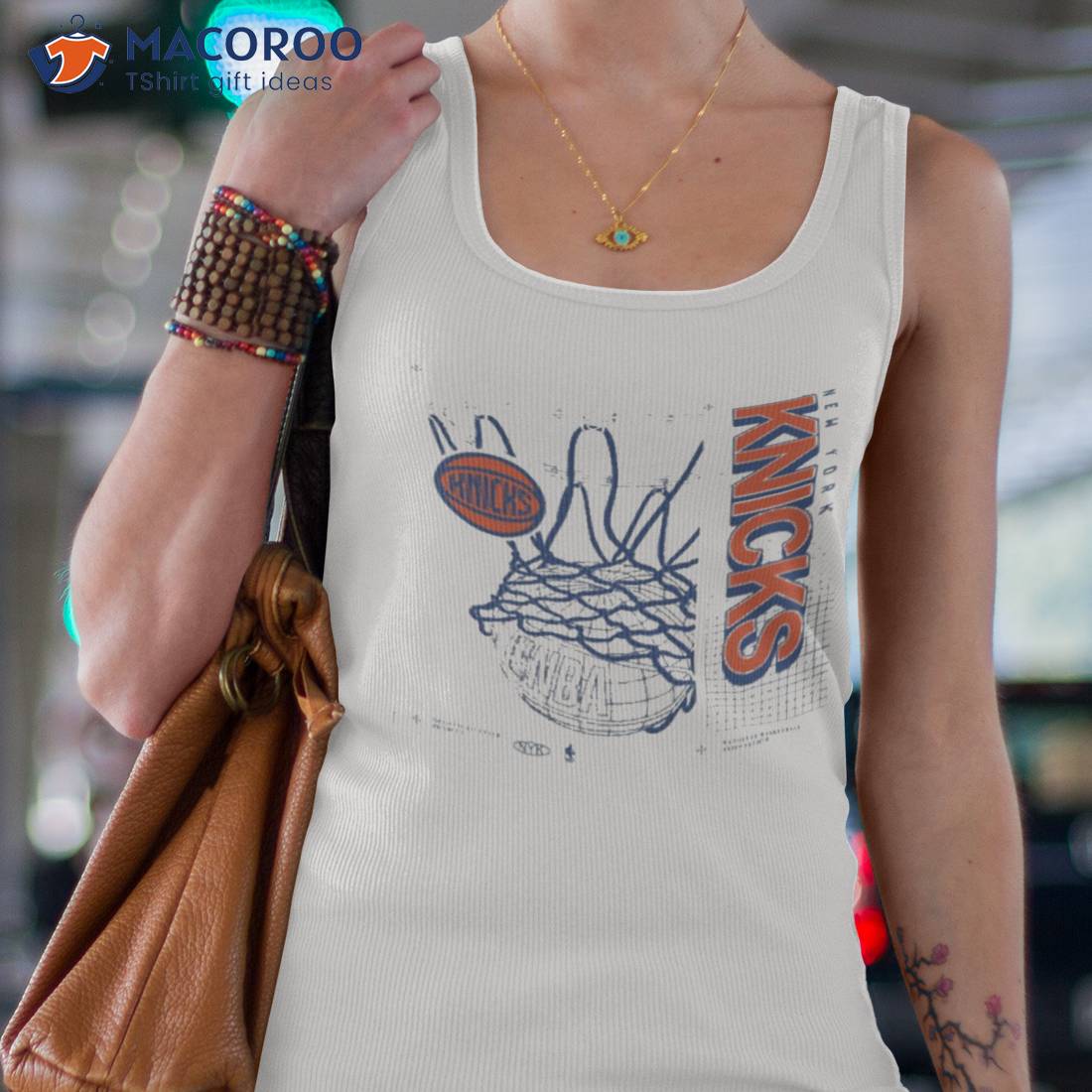 New York Knicks Essential Hoop Performance Shirt New York Knicks Essential Hoop Performance Shirt