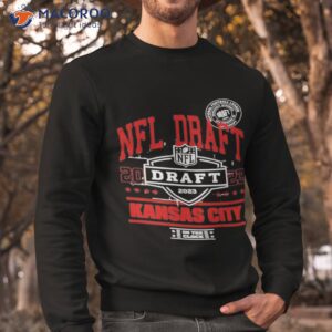 nfl draft 2023 kansas city on the clock shirt sweatshirt