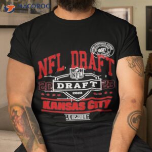 nfl draft 2023 kansas city on the clock shirt tshirt