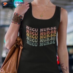 nicu nurse icu neonatal retro nursing team tiny humans tee shirt tank top 4