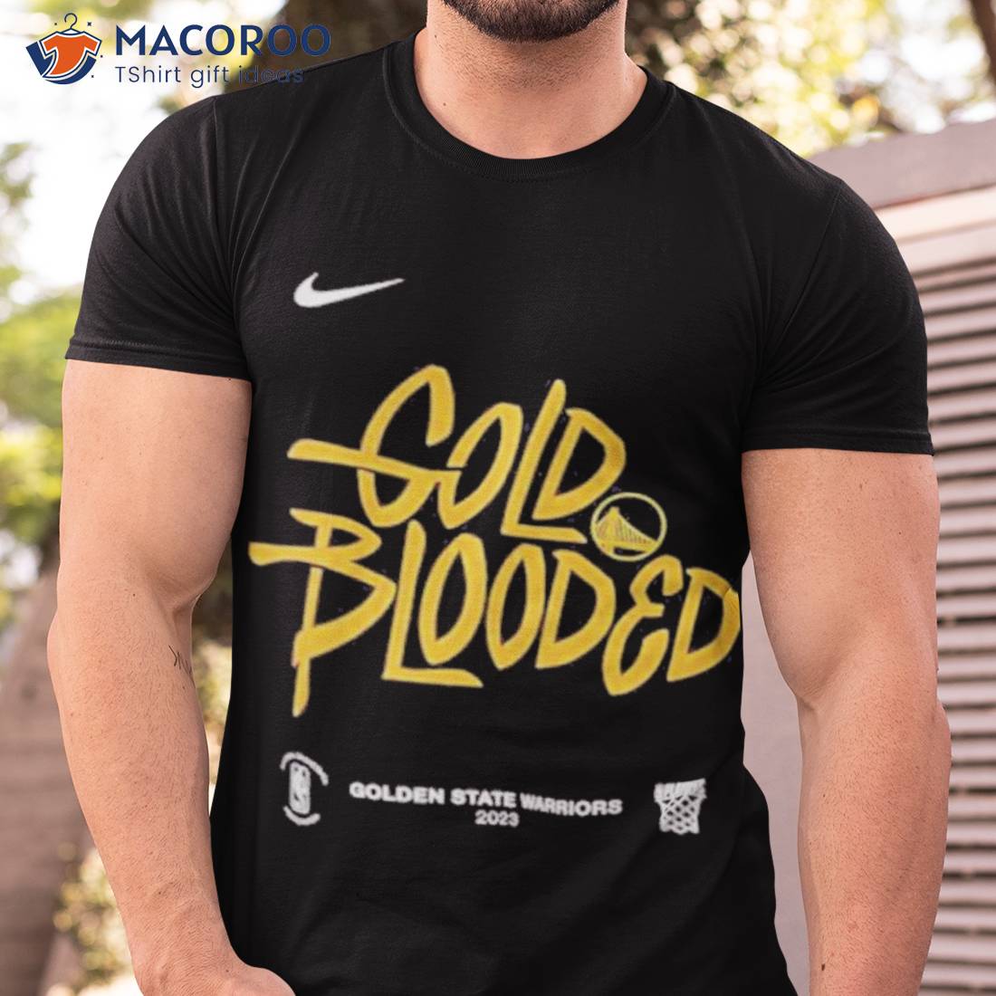 nike gold blooded warriors shirt