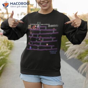 nintendo donkey kong 8 bit side scroll graphic shirt sweatshirt 1