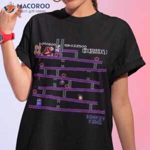 nintendo donkey kong 8 bit side scroll graphic shirt tshirt 1