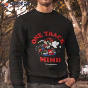 nintendo mario kart one track mind graphic shirt sweatshirt