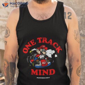 nintendo mario kart one track mind graphic shirt tank top