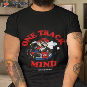 nintendo mario kart one track mind graphic shirt tshirt