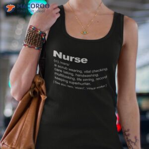 nurse definition funny shirt tank top 4