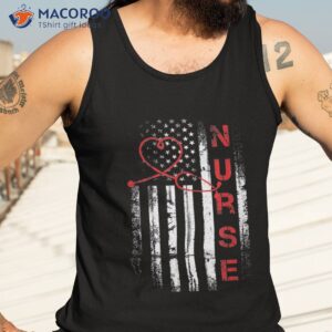 nurse patriotic american usa flag registered shirt tank top 3