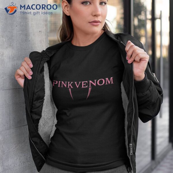 Official Blackpink Pink Venom Logo Shirt