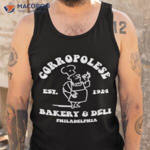 official corropolese bakery and deli heather kelly green logo shirt tank top