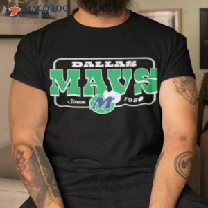 Official Dallas Mavericks Sportiqe Comfy Tri-blend Shirt