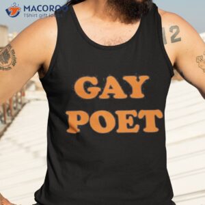 official gay poet shirt tank top 3